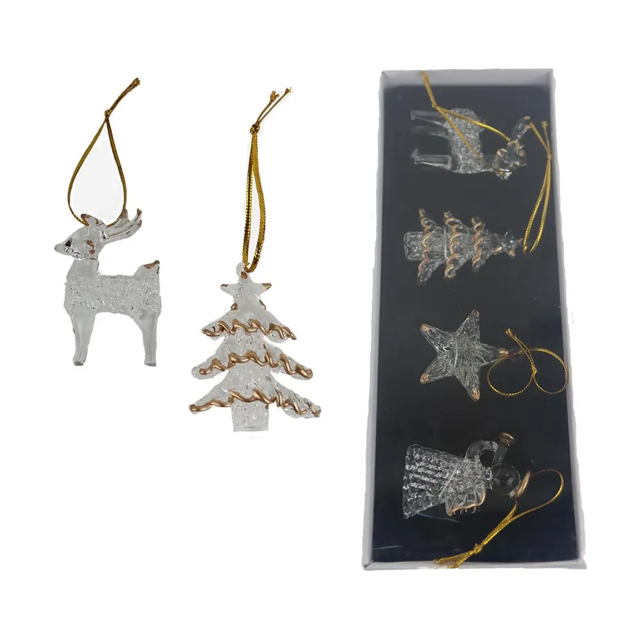 Christmas decorations for hanging, 4 pcs S0400