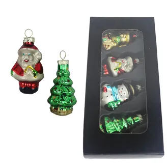 Christmas decoration, 4 pcs S0456