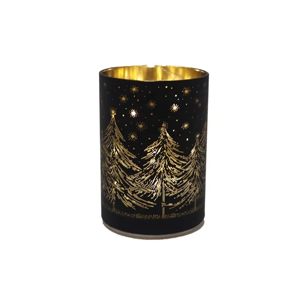 Decorative candle holder with LED S0478