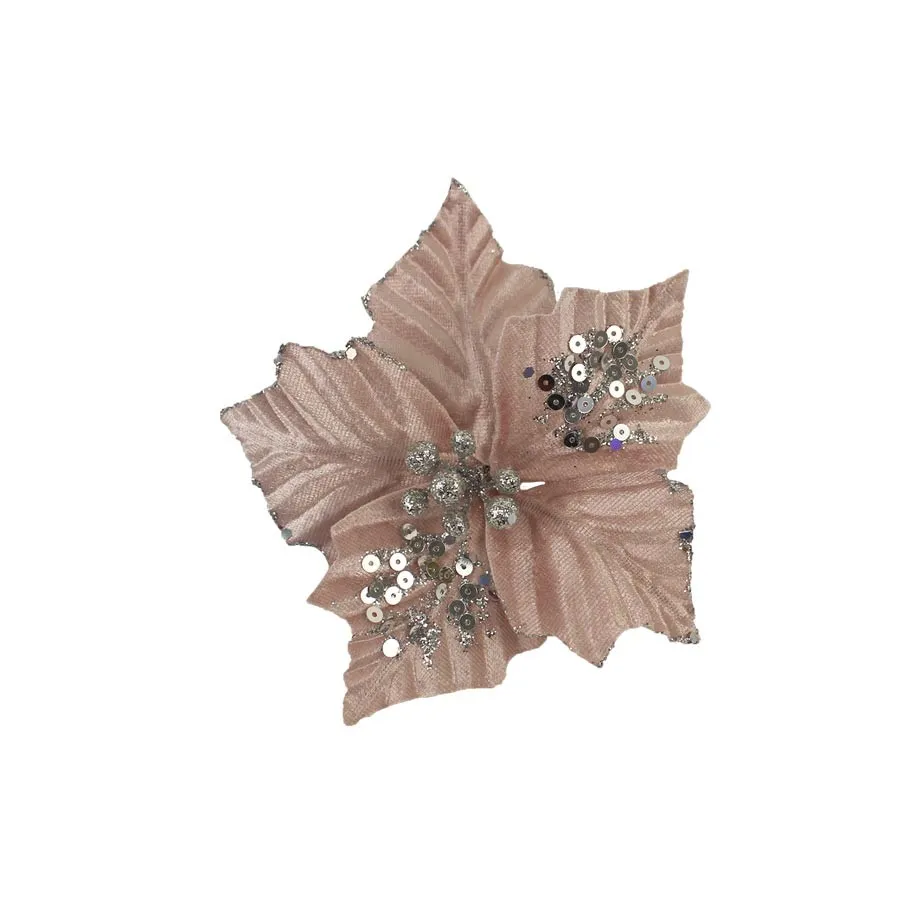 Decor. flower 10cm - clip X3582/1K 