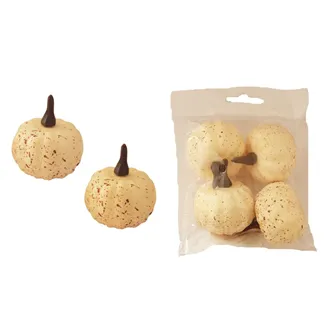 Decorative pumpkins, 4 pcs X5061-01