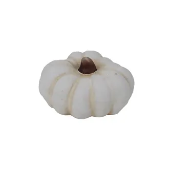 Decorative pumpkin white X5356