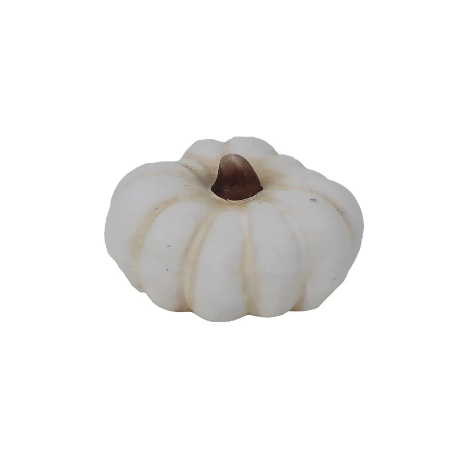 Decorative pumpkin white X5356