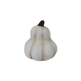 Decorative pumpkin white X5357