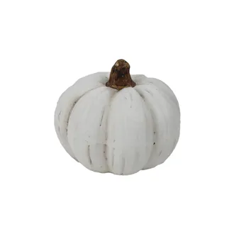 Decorative pumpkin white X5362