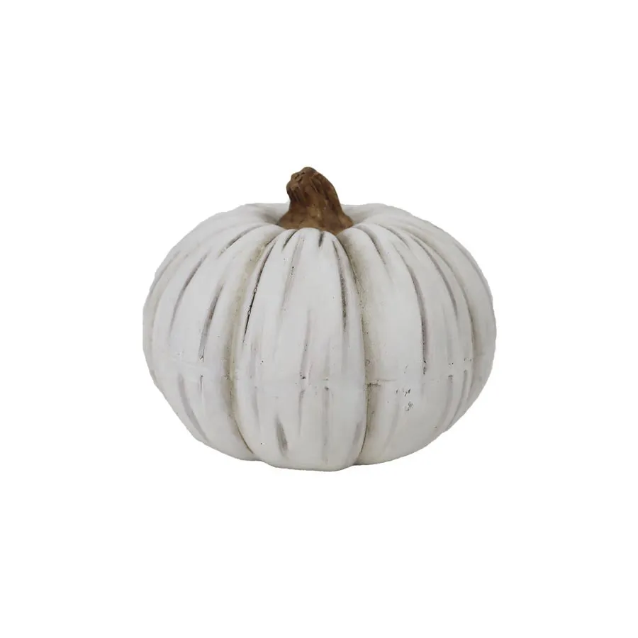 Decorative pumpkin white X5363