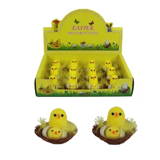 Easter box chicks, 12 pcs X5752