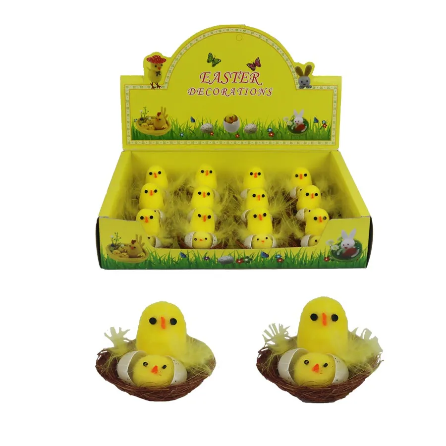 Easter box chicks, 12 pcs X5752