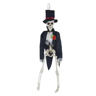 Halloween decoration skeleton groom X5887