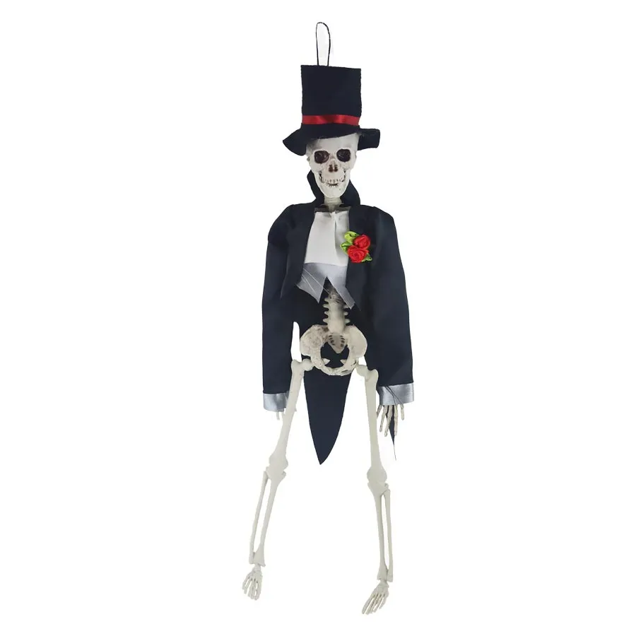 Halloween decoration skeleton groom X5887