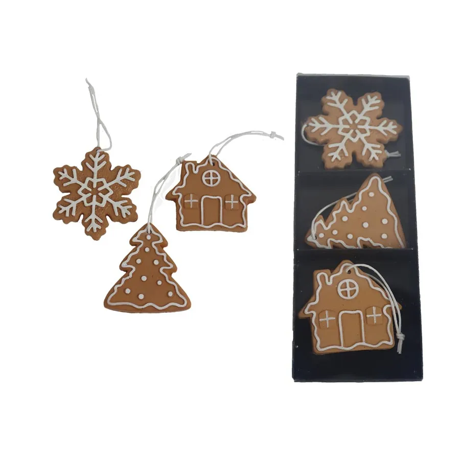 Christmas decorations for hanging, 3 pcs X5981