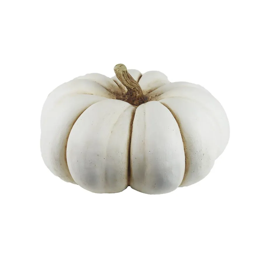 Decorative pumpkin white X6028