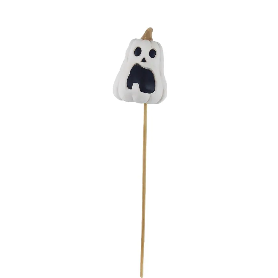 Pumpkin decoration on stick X6031