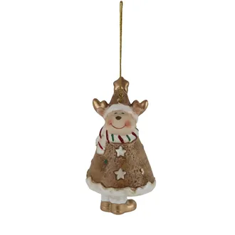 Hanging bell reindeer X6117