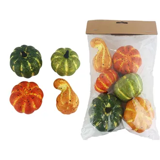 Decorative pumkin 6 pcs  X6133