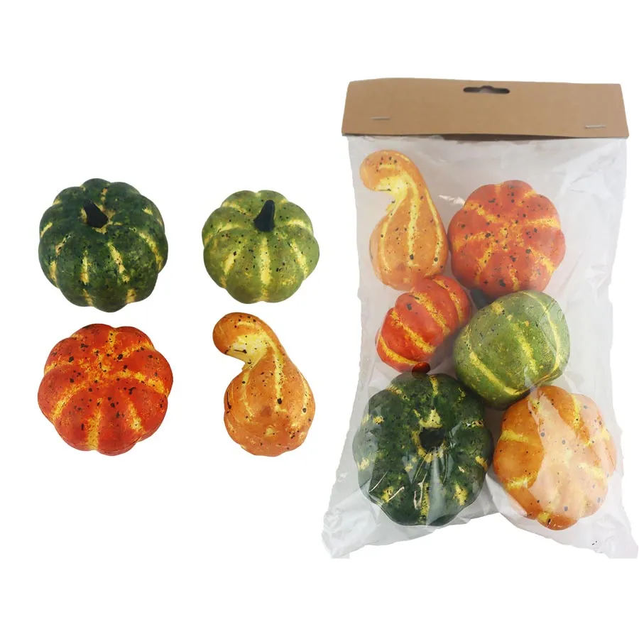 Decorative pumkin 6 pcs  X6133