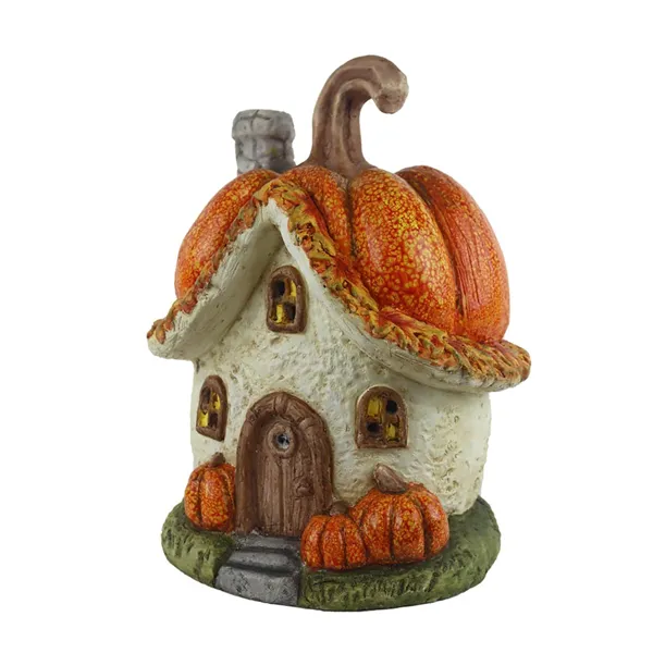 Pumpkin house with LED lighting X6160