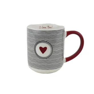 Heart mug X6421