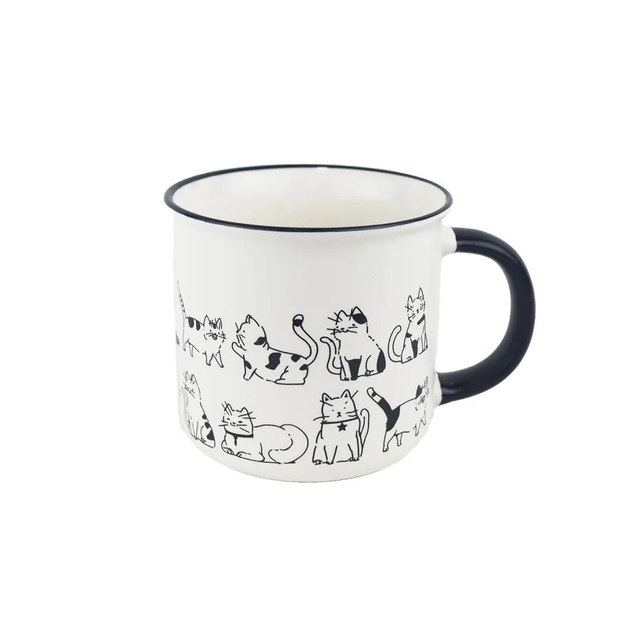 Mug with cats X6428