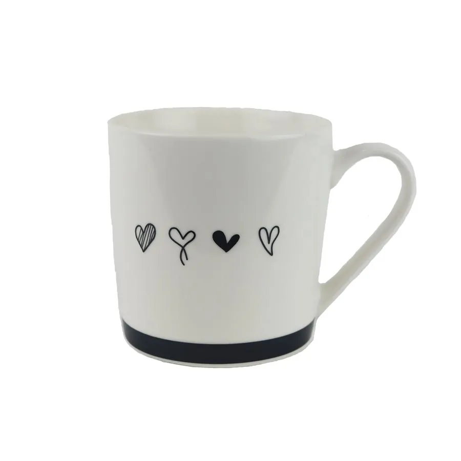 Heart mug X6439