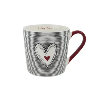 Heart mug X6444