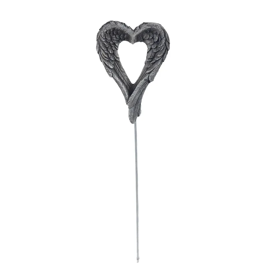 Funeral decoration – heart decoration on stick X6455