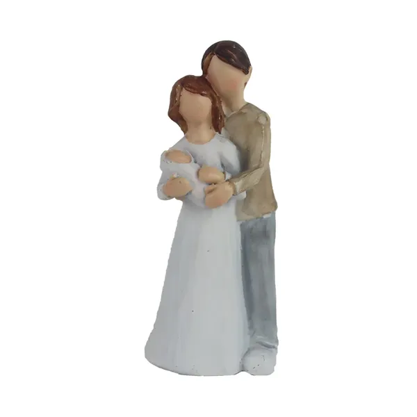 Decoration couple with baby X6725