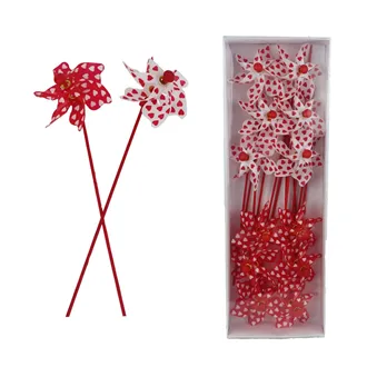 Pinwheel on stick, 12 pcs X6757